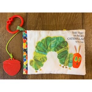 Eric Carle The Very Hungry Caterpillar Cloth Baby Toy Book Strawberry Teether